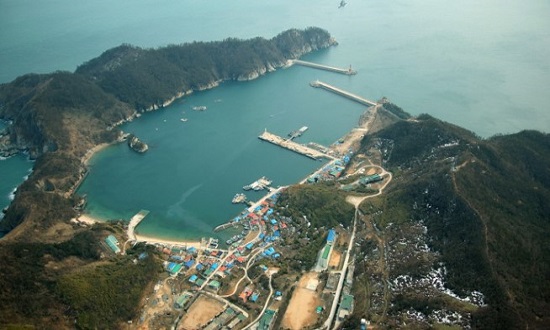 어청도항 전경